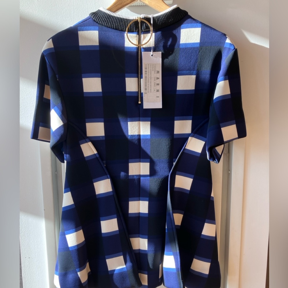 Marni peplum blue top - Picture 6 of 7